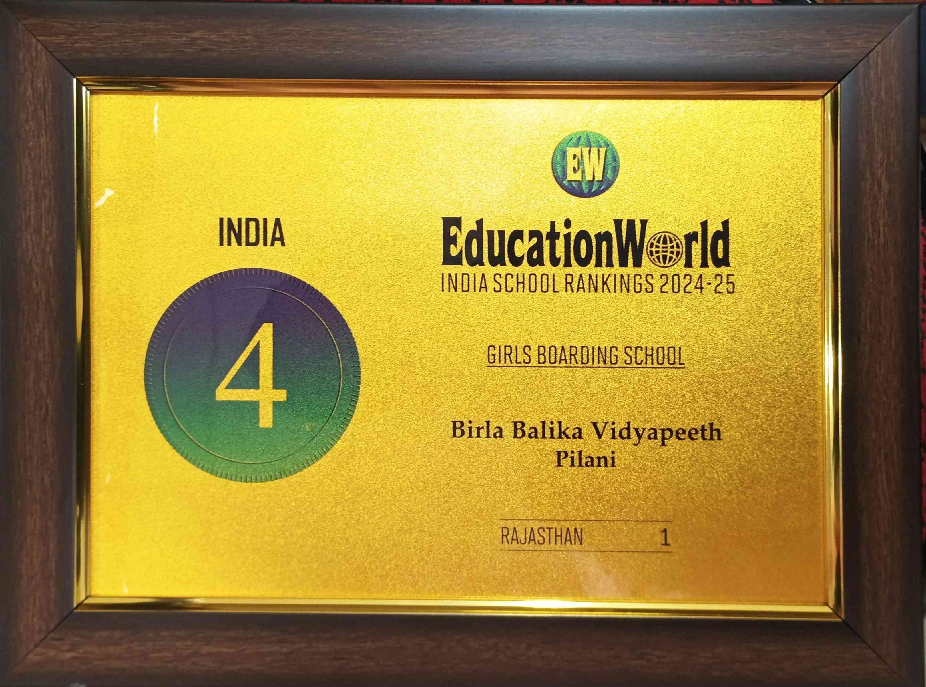 Education World India School Rankings